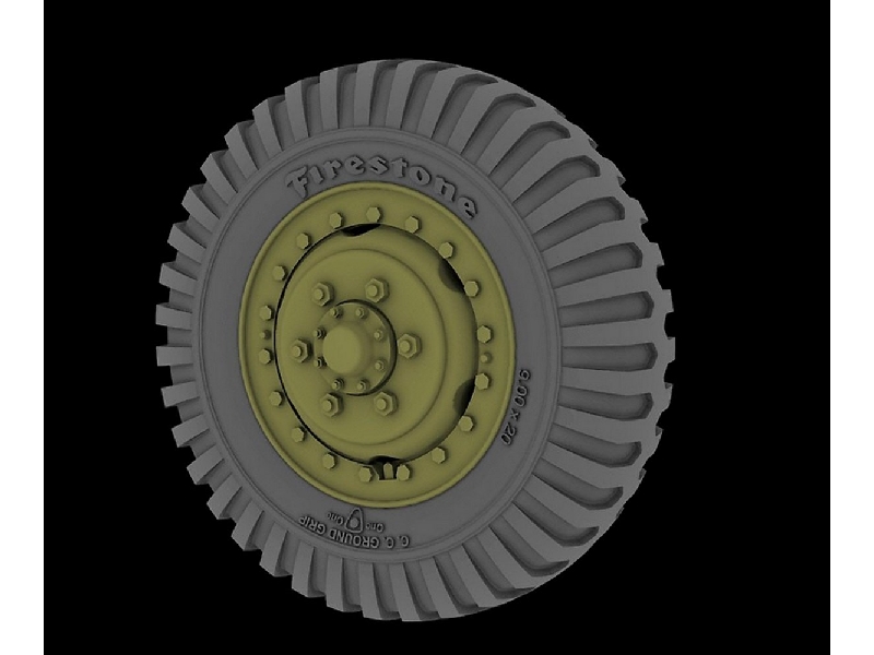 M8 "greyhound" Road Wheels Firestone - zdjęcie 1 M8 "greyhound" Road Wheels Firestone - zdjęcie 1