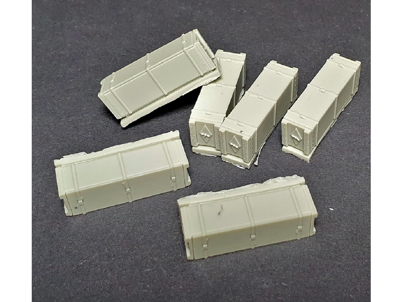 Us Wood Ammo Boxes For Bazooka Rockets - zdjęcie 1 Us Wood Ammo Boxes For Bazooka Rockets - zdjęcie 1