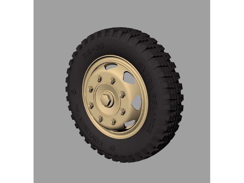 Opel Blitz Road Wheels Early (Gelande Pattern) - zdjęcie 1 Opel Blitz Road Wheels Early (Gelande Pattern) - zdjęcie 1
