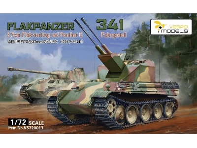 Flakpanzer 341 3.7 Cm Flakvierling Auf Panther G - zdjęcie 1