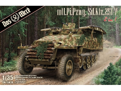 Mtl.Pi.Pzwg. Sd.Kfz.251/7 (2 In 1) - zdjęcie 1