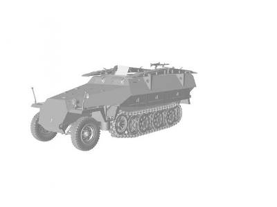 Mtl.Pi.Pzwg. Sd.Kfz.251/7 (2 In 1) - zdjęcie 4