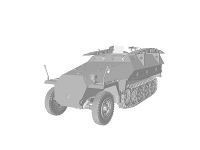 Mtl.Pi.Pzwg. Sd.Kfz.251/7 (2 In 1) - zdjęcie 5