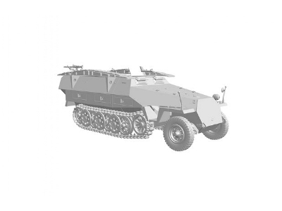 Mtl.Pi.Pzwg. Sd.Kfz.251/7 (2 In 1) - zdjęcie 6