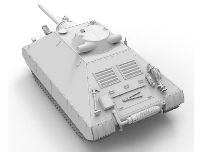 Schwerer kleiner Panzerkampfwagen German Heavy Tank Project 1944 (2 in 1) - zdjęcie 6