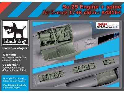 Su 25 Engine + Spine For Zvezda - zdjęcie 1