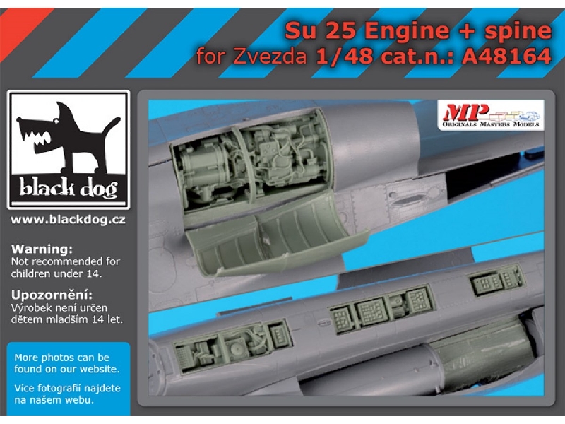 Su 25 Engine + Spine For Zvezda - zdjęcie 1