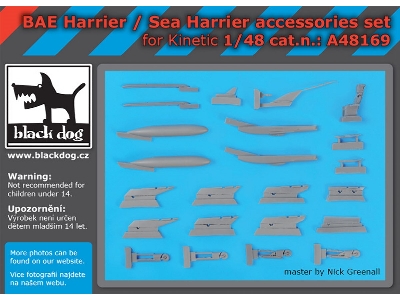 Bae Harrier / Sea Harrier Accessories Set For Kinetic - zdjęcie 1