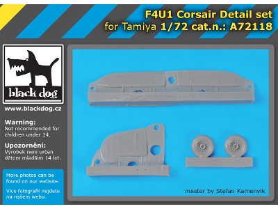 F4u1 Corsair Detail Set For Tamiya - zdjęcie 1