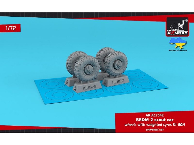 Brdm-2 Scout Car Wheels W/ Weighted Tyres Ki-80n Retooled Set - zdjęcie 1 Brdm-2 Scout Car Wheels W/ Weighted Tyres Ki-80n Retooled Set - zdjęcie 1