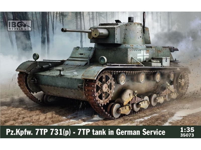 Pz.Kpfw. 7TP 731(p) - czolg 7TP w służbie niemieckiej - zdjęcie 1 Pz.Kpfw. 7TP 731(p) - czolg 7TP w służbie niemieckiej - zdjęcie 1