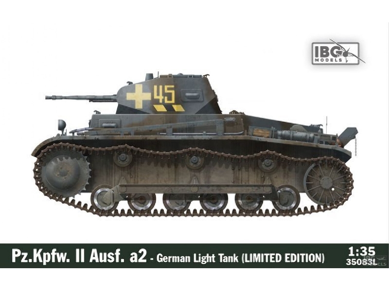 Pz. II Ausf. A2 - niemiecki czołg lekki - Edycja Limitowana - zdjęcie 1 Pz. II Ausf. A2 - niemiecki czołg lekki - Edycja Limitowana - zdjęcie 1