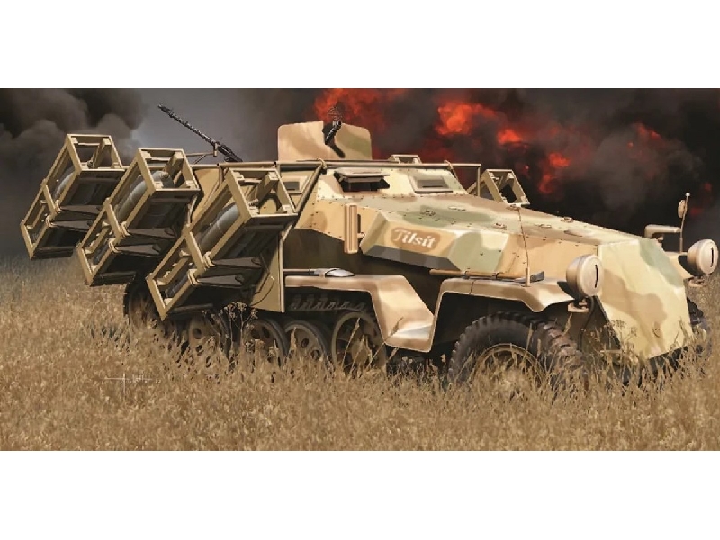 Sd.Kfz.251/2 Ausf.C Rivetted Version mit Wurfrahmen 40 - zdjęcie 1 Sd.Kfz.251/2 Ausf.C Rivetted Version mit Wurfrahmen 40 - zdjęcie 1