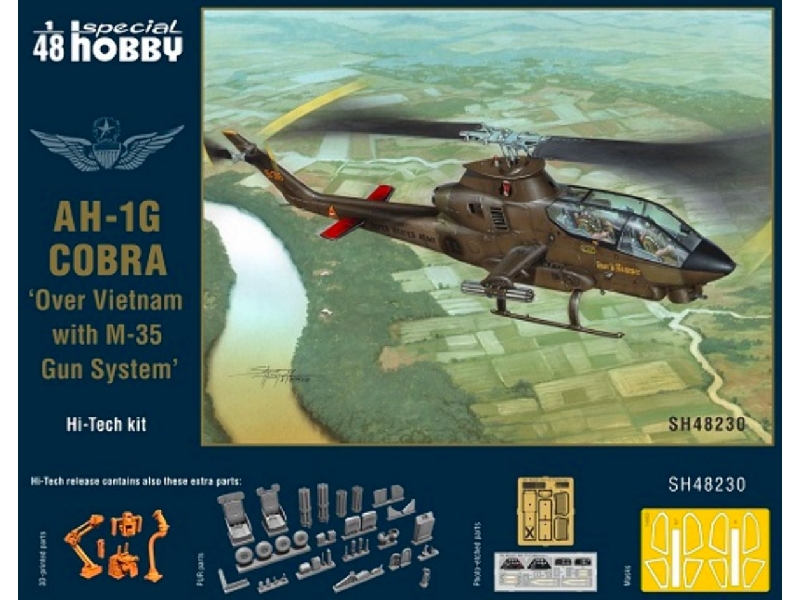 Ah-1g Cobra Over Vietnam With M-35 Gun System Hi-tech - zdjęcie 1