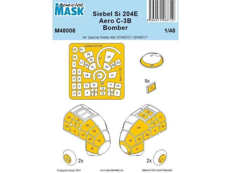 Siebel Si 204e Aero C-3b Bomber (For Special Hobby Kits Sh48212 / Sh48217) - zdjęcie 1