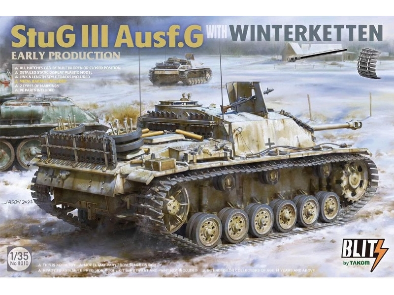 StuG.III Ausf.G wczesna produkcja z łańcuchami zimowymi - zdjęcie 1