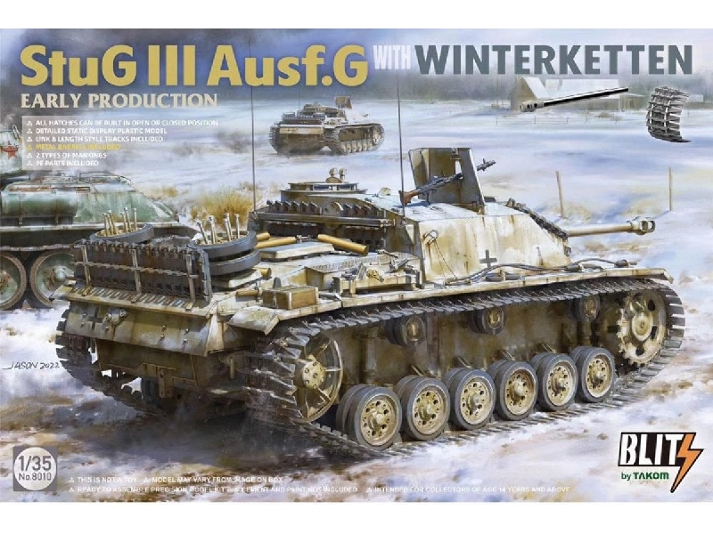 StuG.III Ausf.G wczesna produkcja z łańcuchami zimowymi - zdjęcie 1 StuG.III Ausf.G wczesna produkcja z łańcuchami zimowymi - zdjęcie 1