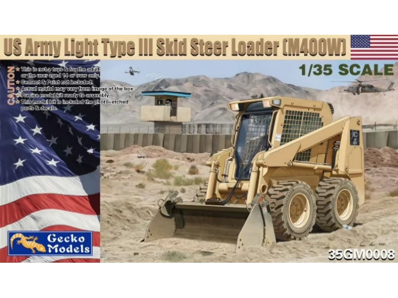 Us Army Light Type Iii Skid Steer Loader (M400w) - zdjęcie 1