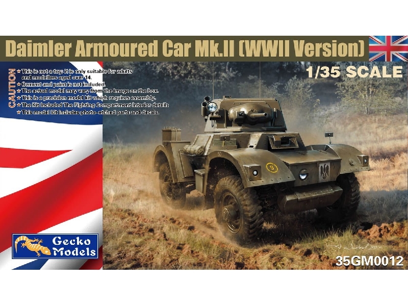 Daimler Armoured Car Mk.Ii (Wwii Version) - zdjęcie 1 Daimler Armoured Car Mk.Ii (Wwii Version) - zdjęcie 1