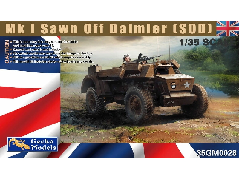Mk.I Sawn Off Daimler (Sod) - zdjęcie 1 Mk.I Sawn Off Daimler (Sod) - zdjęcie 1