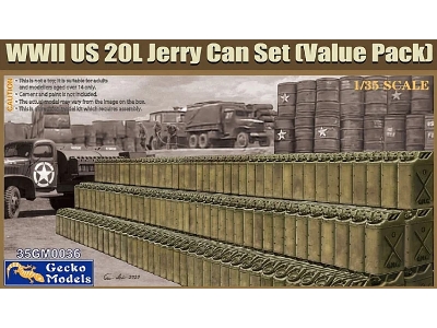 Wwii Us 20l Jerry Can Set Value Pack - zdjęcie 1