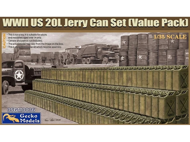Wwii Us 20l Jerry Can Set Value Pack - zdjęcie 1