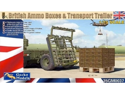 British Ammo Boxes & Transport Trailer - zdjęcie 1