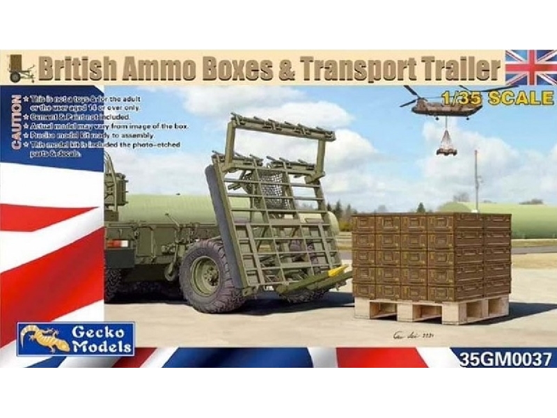British Ammo Boxes & Transport Trailer - zdjęcie 1 British Ammo Boxes & Transport Trailer - zdjęcie 1