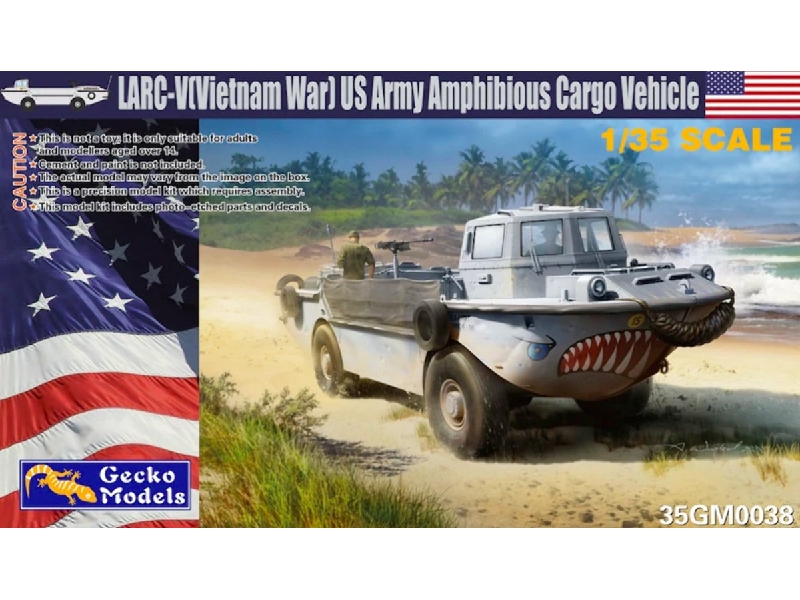 Larc-v Vietnam War Us Army Amphibious Cargo Vehicle - zdjęcie 1 Larc-v Vietnam War Us Army Amphibious Cargo Vehicle - zdjęcie 1