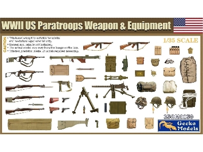 Wwii Us Paratroops Weapon & Equipment - zdjęcie 1