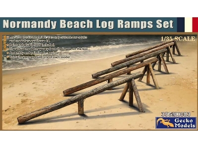 Normandy Beach Log Ramps Set - zdjęcie 1