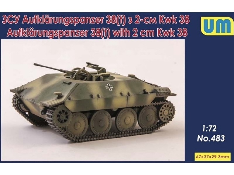 Aufklärungspanzer 38(T) With 2 Cm Kwk 38 - zdjęcie 1 Aufklärungspanzer 38(T) With 2 Cm Kwk 38 - zdjęcie 1