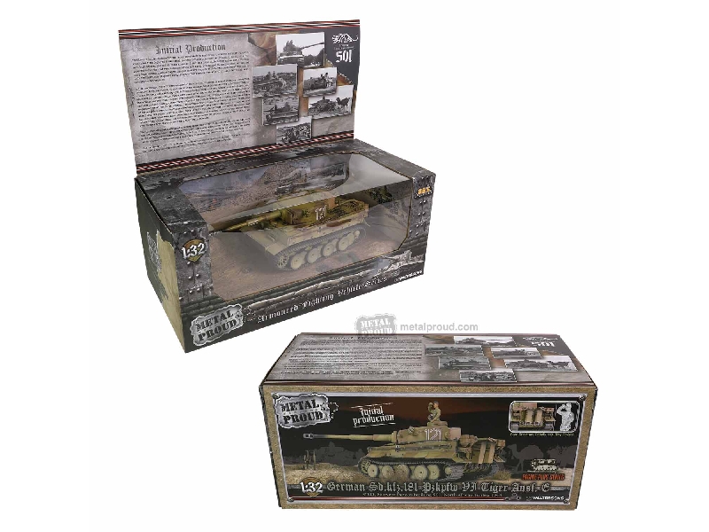 German Late Production Sd. Kfz. 181 PzKpfw VI Tiger I Ausf. E Heavy Tank #312 "Schwere Panzerabteilung 505, Poland, 1944" 1/43 Diecast