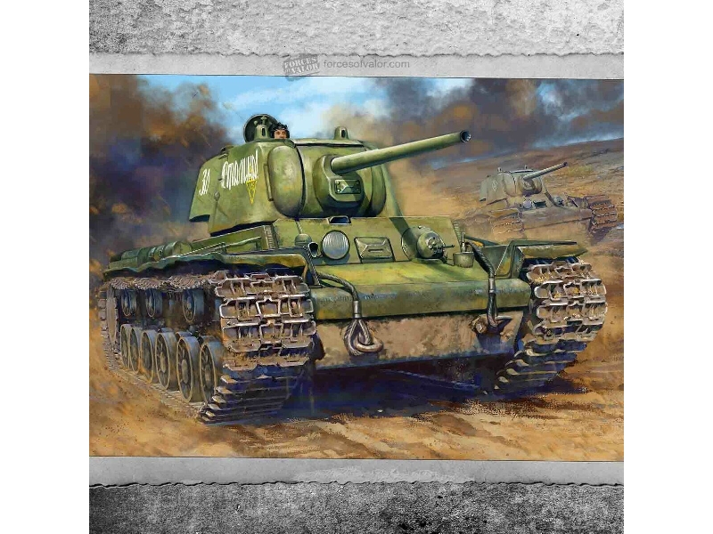 Russian Heavy Tank Kv-1, Model 1941 (Reinforced Welded Turret), 2nd Battalion, 145th Armored Brigade, Western Front May 1942 - z Russian Heavy Tank Kv-1, Model 1941 (Reinforced Welded Turret), 2nd Battalion, 145th Armored Brigade, Western Front May 1942 - z