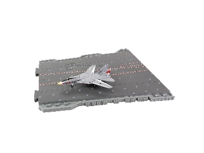 Cvn-65 Deck, Section #b Deck + F-14a Vf-1 "wolfpack - zdjęcie 1