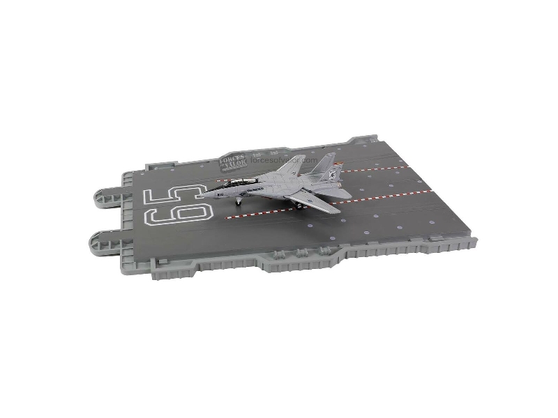 Cvn-65 Deck, Section #a Deck + F-14a Vf-41 "black Aces" - zdjęcie 1 Cvn-65 Deck, Section #a Deck + F-14a Vf-41 "black Aces" - zdjęcie 1