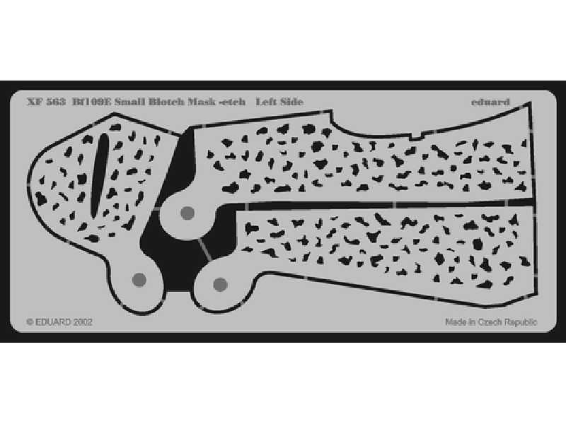  Bf 109E Small Blotch mask-etch 1/48 - maski - zdjęcie 1