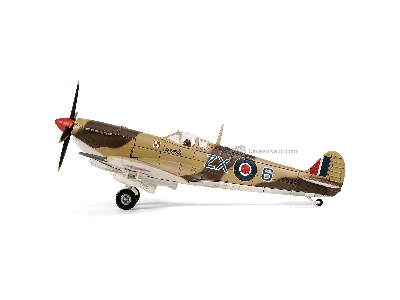 British Supermarine Mk.Ix, Rcaf, En315 Zx-6 Cg Of Flt. Lt. Eugeniusz Horbaczewski Of No.145 Sqn, La Fouconnerie, Tunisia, April 