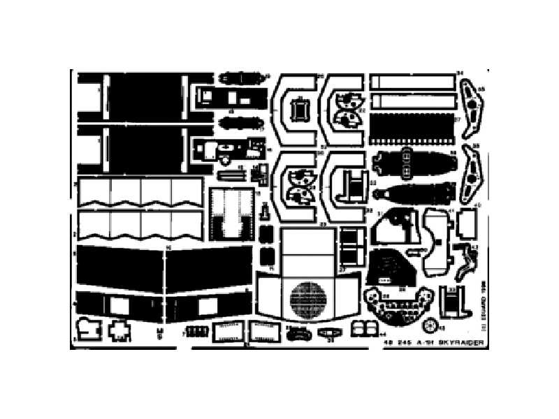 A-1H 1/48 - Tamiya - blaszki - zdjęcie 1 A-1H 1/48 - Tamiya - blaszki - zdjęcie 1