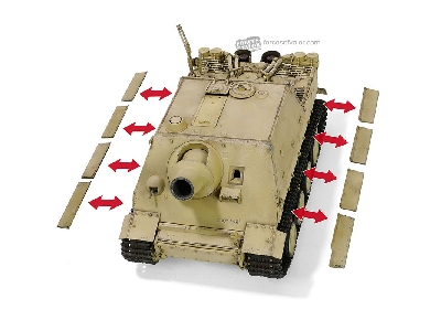 German Sturmmorserwagen 606/4 Mit 38cm Rw 61 L/3.5 Sturmtiger - zdjęcie 6