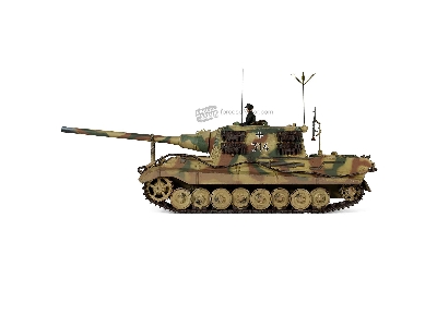 German Sd.Kfz.186 Panzerjager Tiger Ausf. B Heavy Tank Jagdtiger, Porsche Suspension - zdjęcie 5