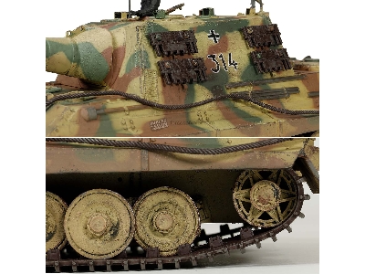 German Sd.Kfz.186 Panzerjager Tiger Ausf. B Heavy Tank Jagdtiger, Porsche Suspension - zdjęcie 13