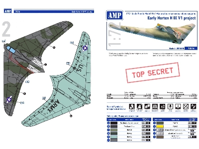 Early Horten H Ix V1 Project W/ Bmw 003j - zdjęcie 3