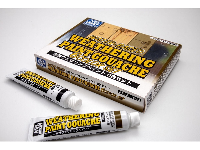 Wts01 Weathering Paint Gouache 6 Color Set - zdjęcie 1