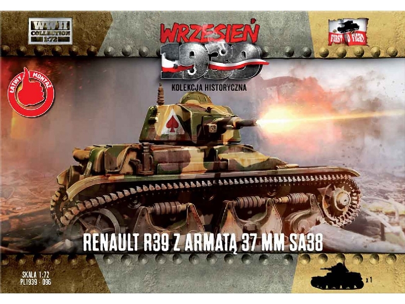 Renault R39 z armatą 37mm SA38 - zdjęcie 1 Renault R39 z armatą 37mm SA38 - zdjęcie 1