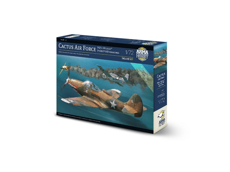 Cactus Air Force Deluxe Set – F4F-4 Wildcat® and P-400/P-39D Airacobra over Guadalcanal - zdjęcie 1 Cactus Air Force Deluxe Set – F4F-4 Wildcat® and P-400/P-39D Airacobra over Guadalcanal - zdjęcie 1