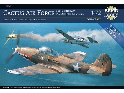 Cactus Air Force Deluxe Set – F4F-4 Wildcat® and P-400/P-39D Airacobra over Guadalcanal - zdjęcie 2