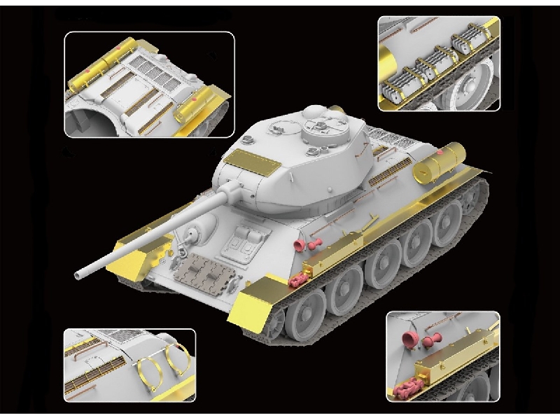 Dodatki do T-34/85 Model 1944 fabryka nr 174 - zdjęcie 1 Dodatki do T-34/85 Model 1944 fabryka nr 174 - zdjęcie 1