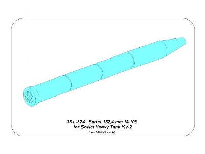 Lufa 152,4mm  M-10S do radzieckiego czołgu KW-2 - zdjęcie 10