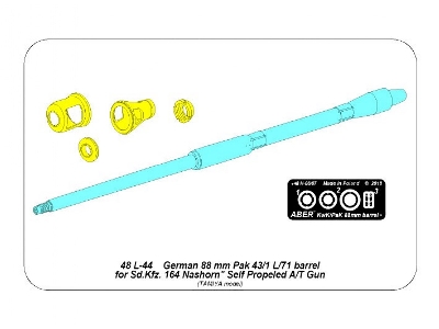 Lufa Pak 43/1 L/71 88mm do Sd.Kfz.164 "Nashorn" - zdjęcie 9